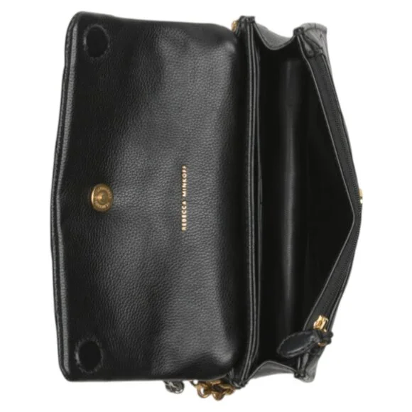 REBECCA MINKOFF Leather Edie Mini Crossbody With Chain Strap - Picture 2 of 4